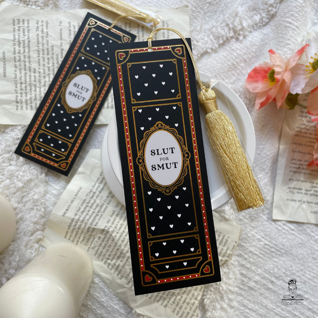 Slut for Smut Bookmark - Black