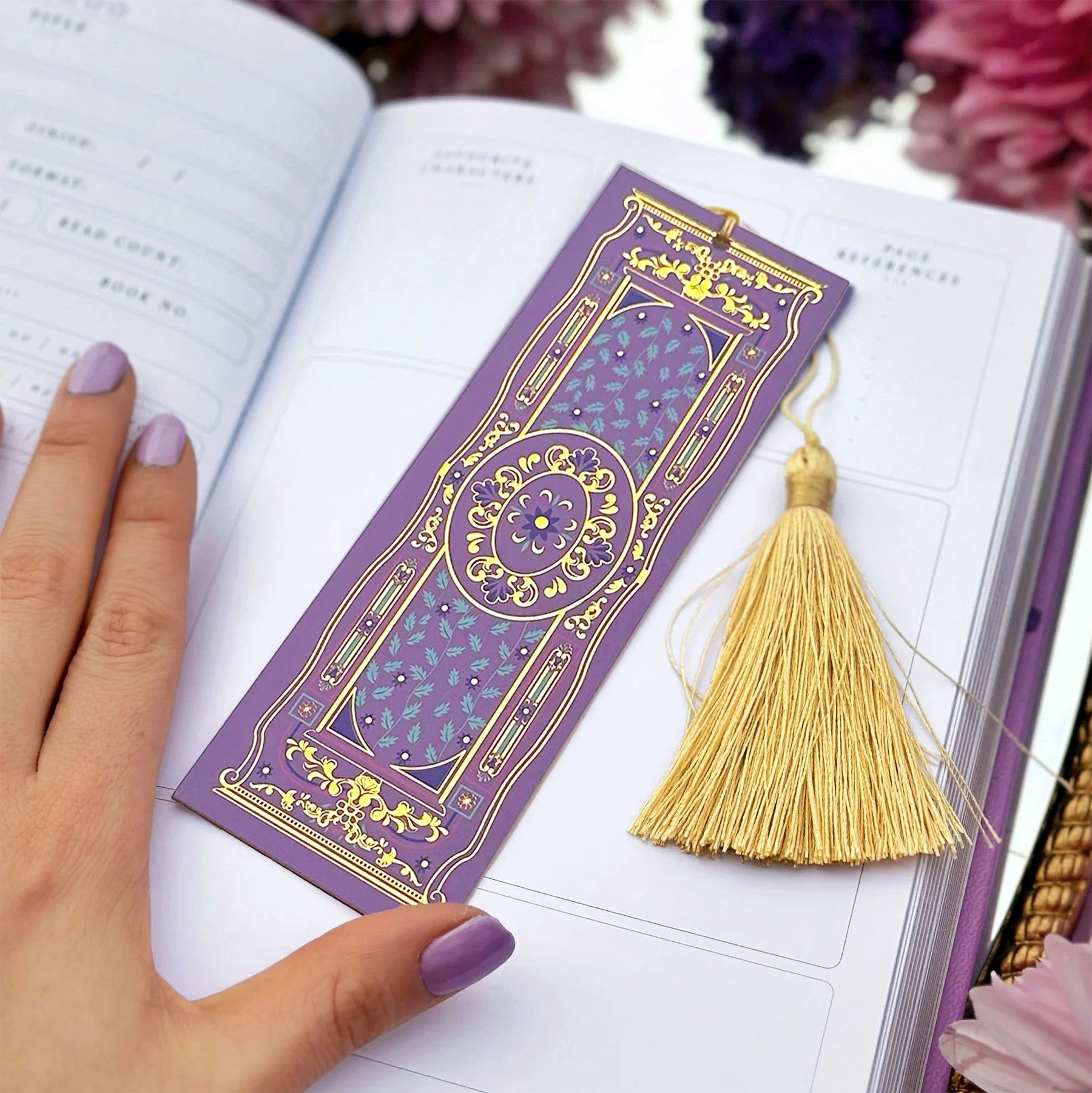 Literati Bookmark - Wisteria