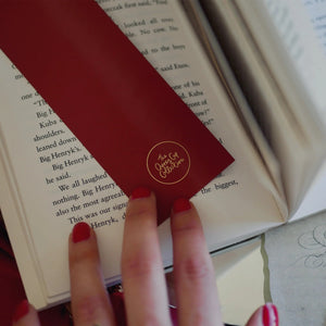 Literati Bookmark - Crimson