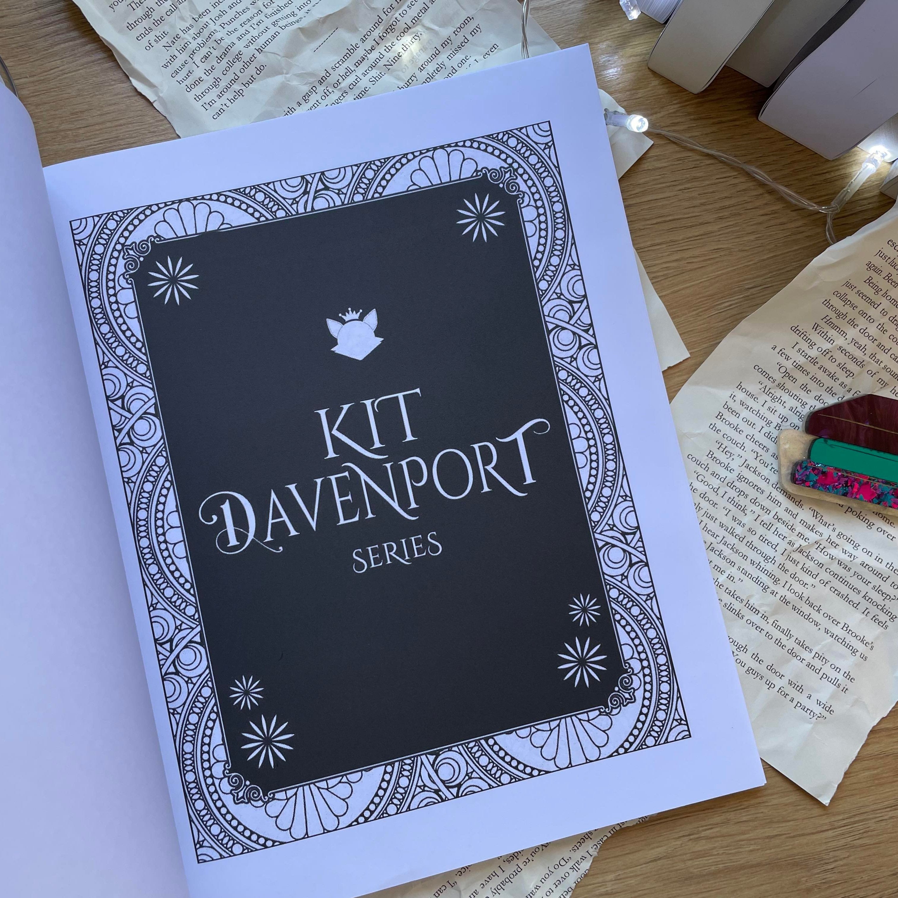 Kit Davenport ADULT Colouring Book