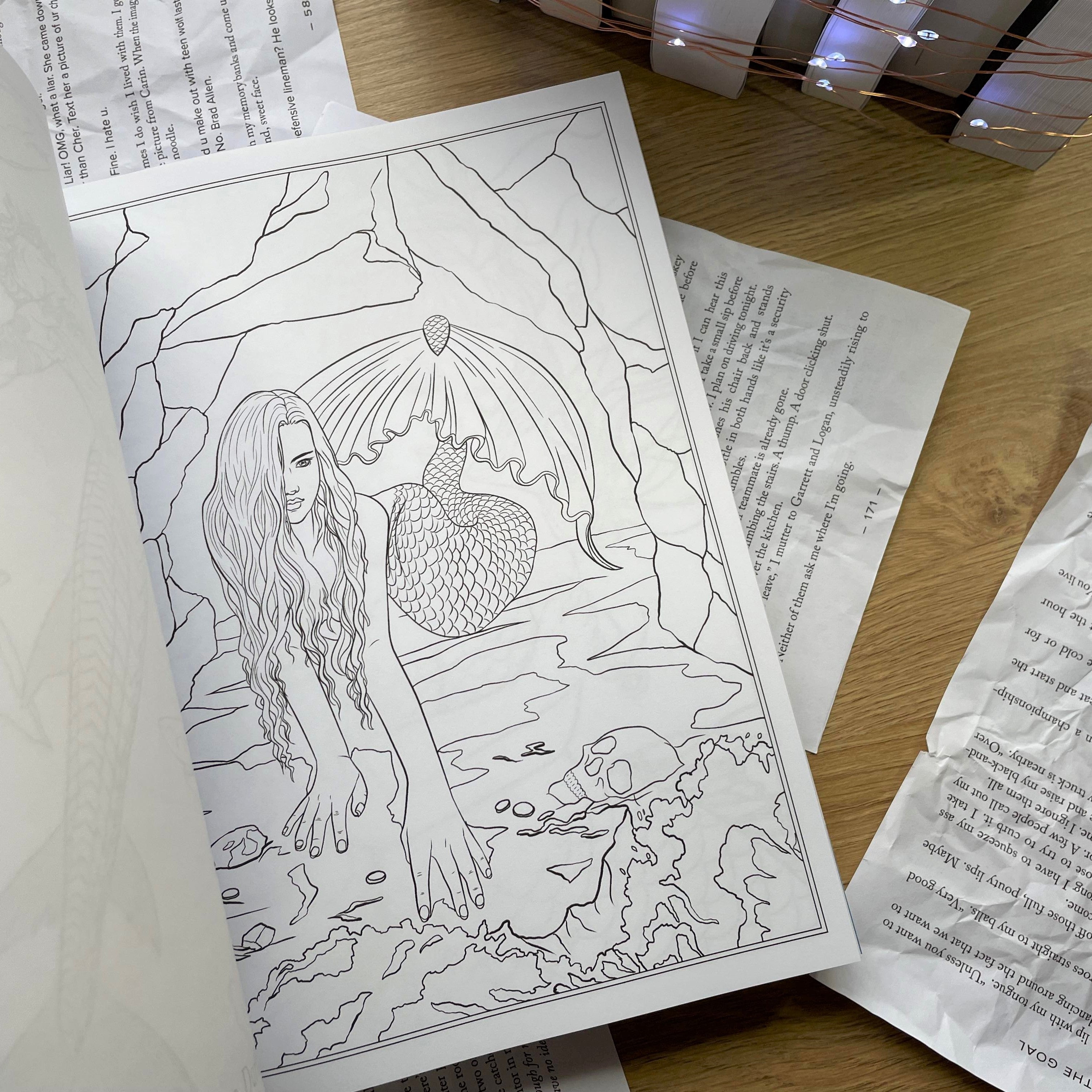 Mythical Mermaids - Fantasy Adult Colouring Book by Selina Fenech